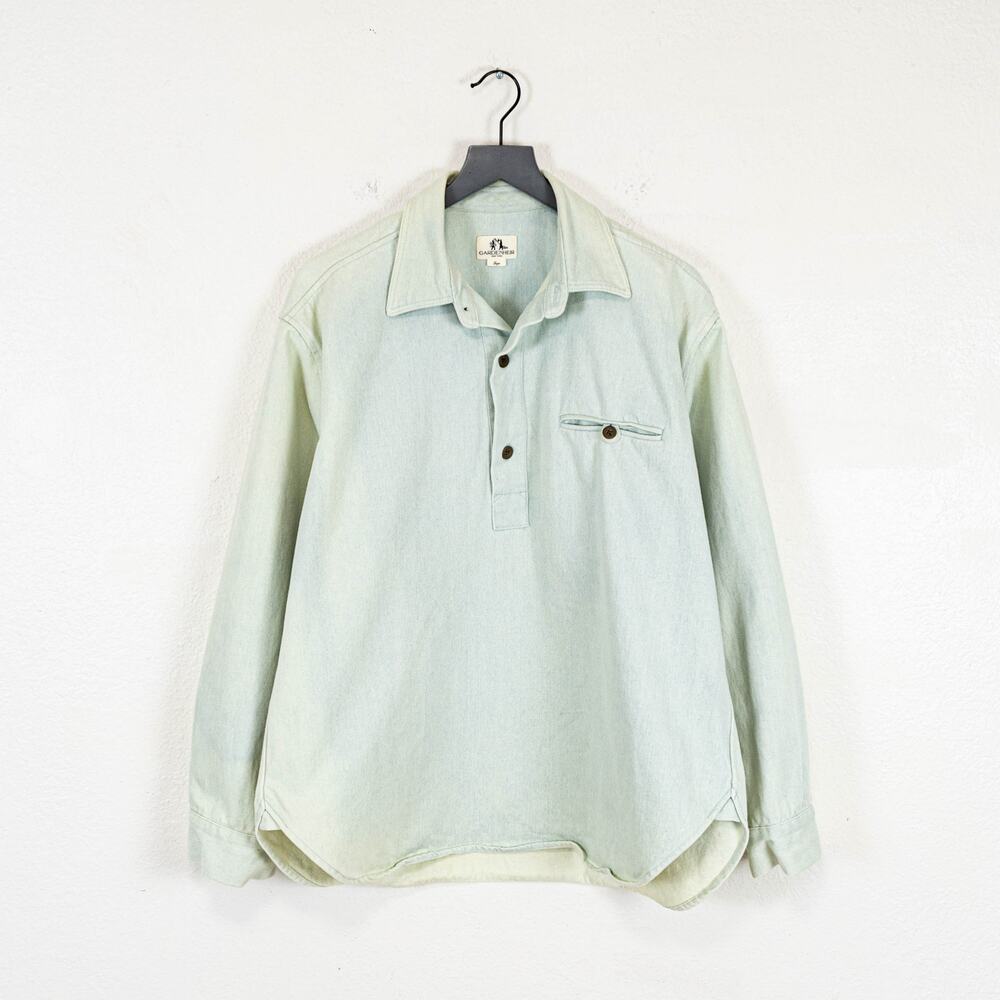 GARDENHEIR Japanese Denim Gardening Smock No. 2 in Light Denim L